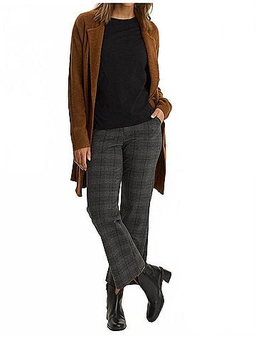 XCVI Linus Flare Pants in Charcoal (view 2)