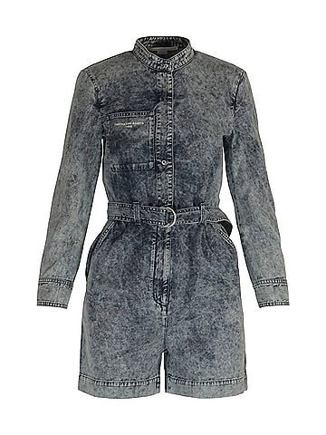 Stella McCartney Women's All In One Denim Jumpsuit in Blue (view 2)