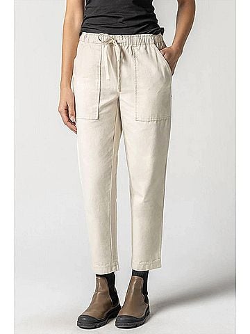 Lilla P Utility Pant in Natural (view 2)