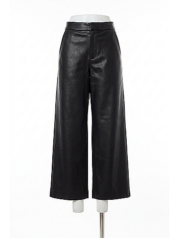 Bishop + Young Women's Beau Faux Leather Pant in Black (view 1)