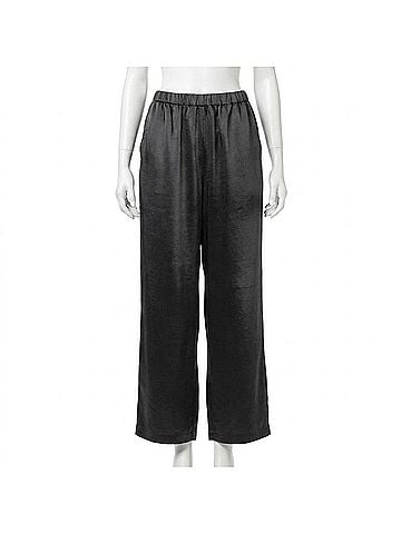 Lilla P Women's Wide Leg Pant in Black (view 1)