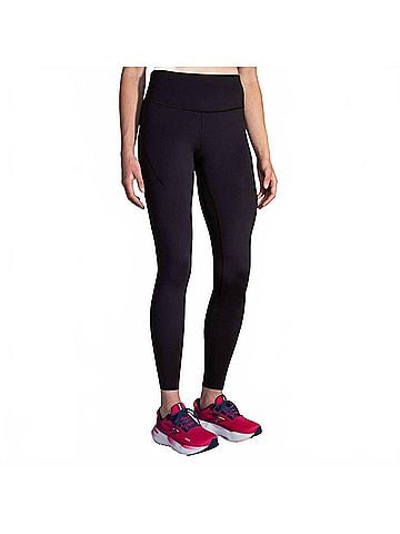 Brooks Spark Tights in Black (view 2)