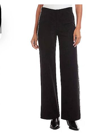 Karen Kane Contrast Pant in Black And Cream (view 2)