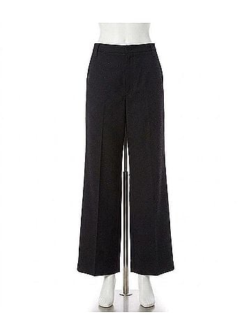 Karen Kane Rhinestone Embellished Wide-Leg Trousers - Petite Petite in Black (view 1)