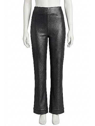 Frank & Eileen Westport Illusion Pant in Platinum Glitter (view 1)