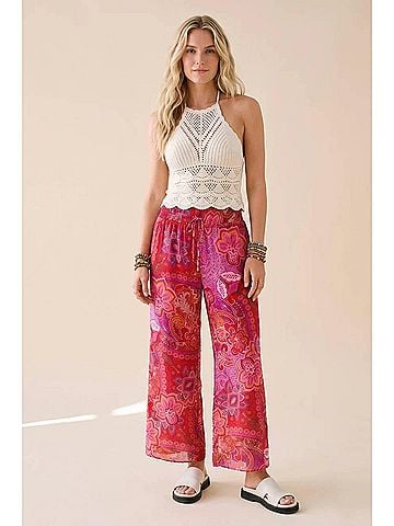 Johnny Was Violetta Pant in Lantana Scarf (view 2)