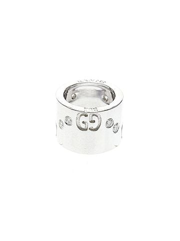 Gucci Gucci Icon Diamond Top White Gold (18K) Diamond Men,Women Fashion Pendant (Silver) (view 2)