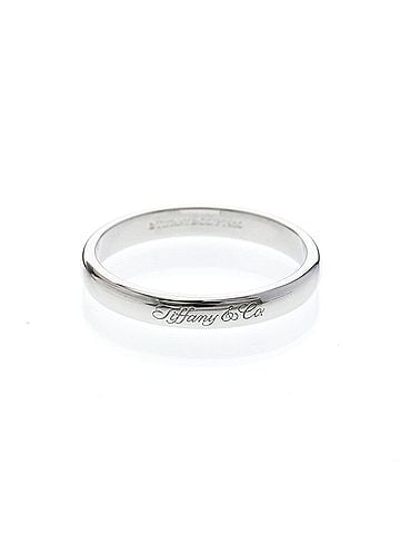 Tiffany & Co. Tiffany Notes Bundle Platinum Fashion No Stone Band Ring Silver (view 1)