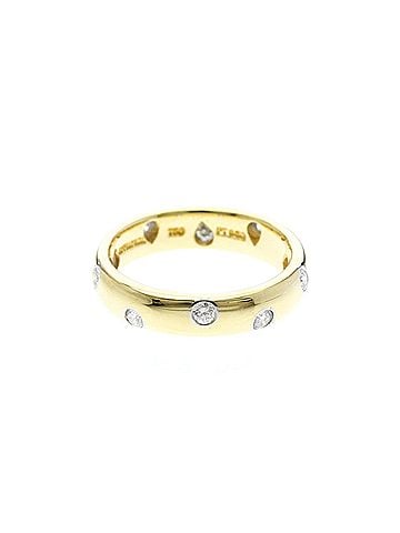 Tiffany & Co. Tiffany Dots Diamond Ring Yellow Gold (18K),Platinum Fashion Diamond Band Ring Gold (view 1)