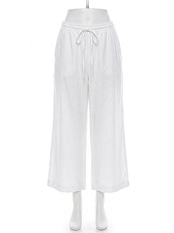 Karen Kane Whitley Wide Leg Pants in White (view 1)