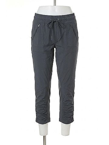 XCVI Aksana Ruched Leg Panels Legginig in Charcoal (view 1)