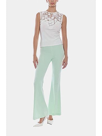 Generation Love Wesley Lightweight Crepe Pants in Mint (view 2)