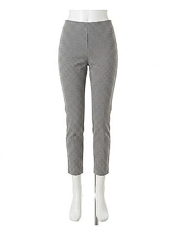Karen Kane Piper Mini Houndstooth Pants in Black And White (view 1)