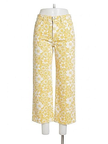 Mother Mid Rise Rambler Zip Ankle Jeans in Floral Notes (view 1)