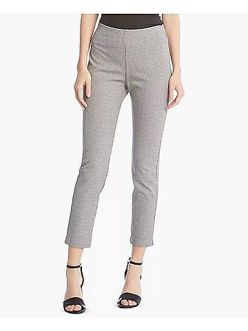 Karen Kane Piper Mini Houndstooth Pants in Black And White (view 2)