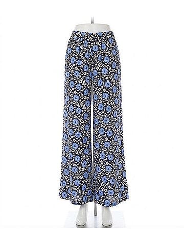 Karen Kane Wisteria Wide Leg Pant in Blue Multicolor Print (view 1)