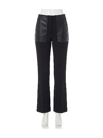 Karen Kane Briona Contrast Pocket Pants in Black (view 1)