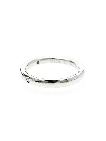 Van Cleef & Arpels Van Cleef &amp; Arpels Tendremont Ring Platinum Fashion Diamond Band Ring Silver (view 2)