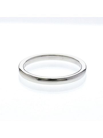 Van Cleef & Arpels Van Cleef &amp; Arpels Tendremont Ring Platinum Fashion No Stone Band Ring Silver (view 2)