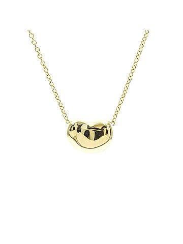 Tiffany & Co. Tiffany Bean Necklace Yellow Gold (18K) No Stone Men,Women Fashion Necklace (Gold) (view 1)