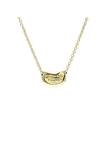 Tiffany & Co. Tiffany Bean Necklace Yellow Gold (18K) No Stone Men,Women Fashion Necklace (Gold) (view 2)