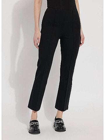 Lyssé Ankle Elysse Pant in Black (view 2)