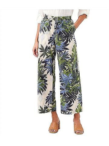 Karen Kane Safari Coast Drawstring Pant in Multicolor (view 2)