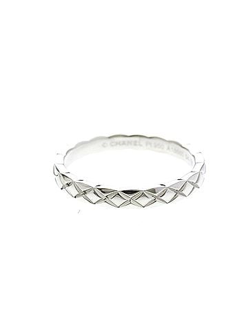 Chanel Chanel Coco Crush Ring Mini Model Platinum Fashion No Stone Band Ring Silver (view 1)