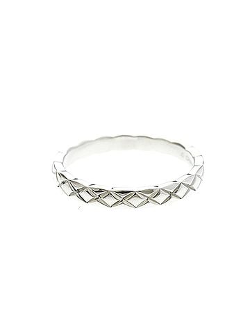 Chanel Chanel Coco Crush Ring Mini Model Platinum Fashion No Stone Band Ring Silver (view 2)