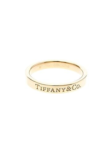 Tiffany & Co. Tiffany Flat Band Ring Pink Gold (18K) Fashion No Stone Band Ring Pink Gold (view 1)