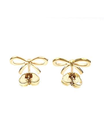 Tiffany & Co. Tiffany Bow Earrings No Stone Pink Gold (18K) Stud Earrings Pink Gold (view 2)