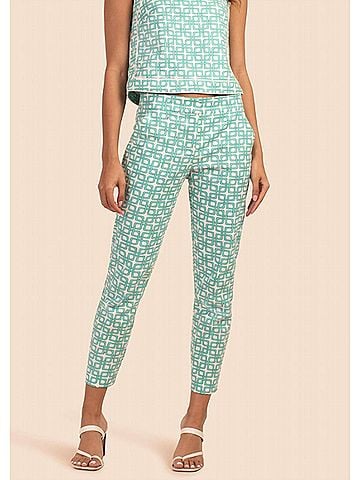 Trina Turk Moss 2 Pant in Turquoise (view 2)