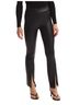 Commando Black Faux Leather Split Front Pant in Black Size S - photo 2