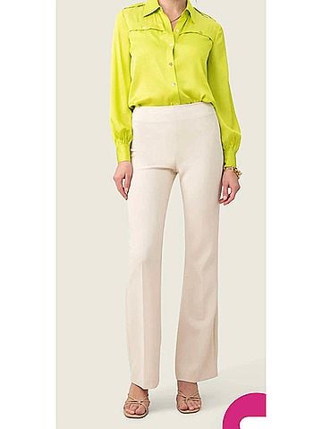 Trina Turk Cream Chimayo Pant in Cream (view 2)