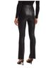 Commando Solid Black Faux Leather Split Front Pant in Black Size S - photo 4