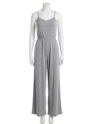 Kori America Retro Sleeveless Wide Leg Jumper in Heather Grey (view 1)