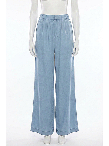 Bishop + Young Summer Royale Marbella Wide Leg Pant in Blue (view 2)