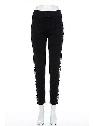 Angel Camo Trim Track Pant in Black (view 1)