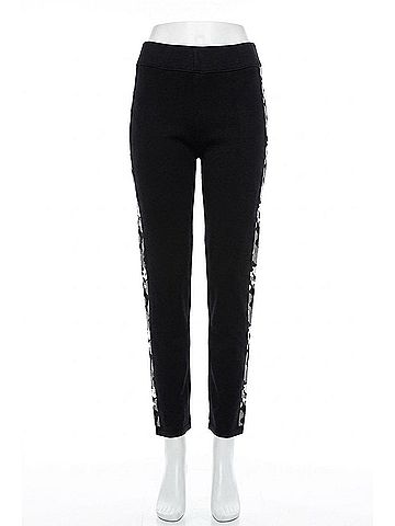Angel Camo Trim Track Pant in Black (view 1)