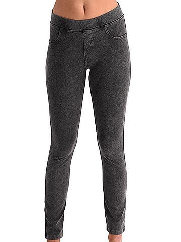 Angel High Rise Jegging in Charcoal (view 2)