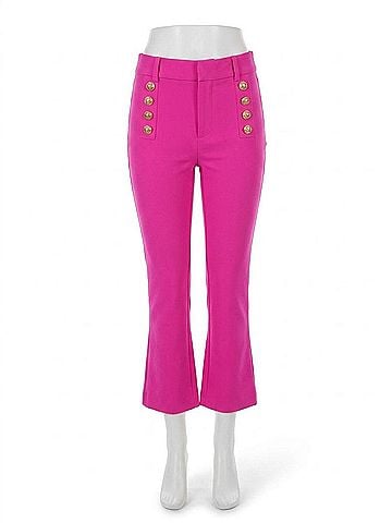 Generation Love Amirah Crepe Pants in Magenta (view 1)