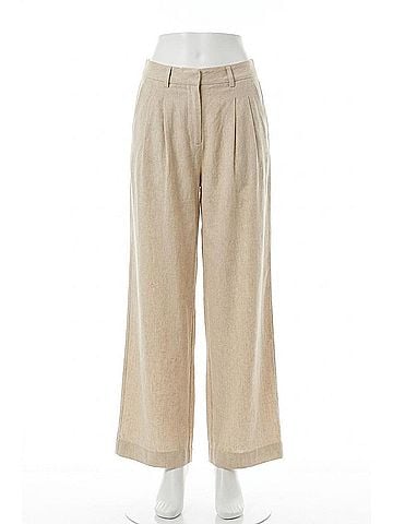 Kori America Santa Monica Wide Leg Pants in Natural (view 1)