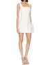 Elliatt Solid White Rays Dress in Ivory Size M - photo 3