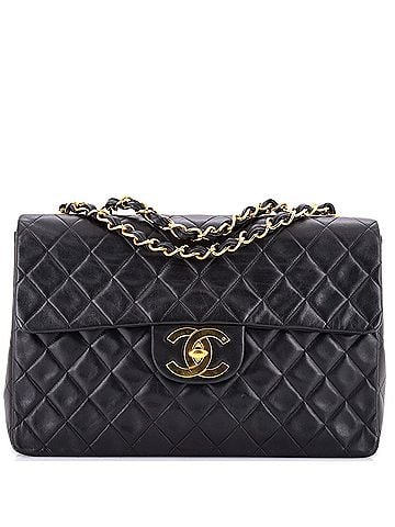 Chanel Vintage Classic Single Flap Bag Quilted Lambskin Maxi (view 1)