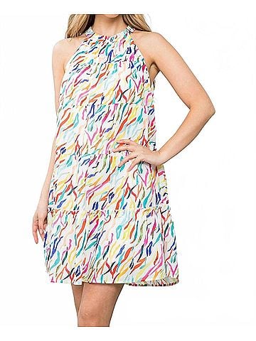 THML Ciana Dress in White (view 2)