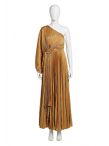 Acler Sadgill Maxi Dress in Caramel (view 1)