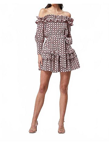 Elliatt Perseverance Mini Dress in Red (view 2)