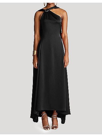 Halston Heritage Women's Genevieve Gown in Black (view 2)