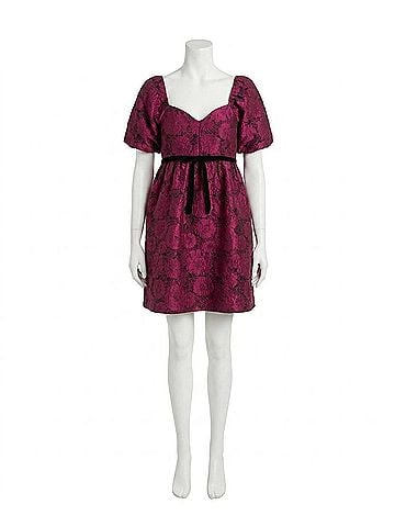 Entro Sweetheart Floral Dreams Dress in Magenta (view 1)