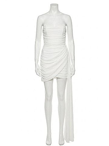 Elliatt Linda Mini Dress in White (view 1)